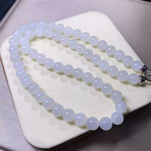 Natural Jade Necklace Silver Nephrite Necklace