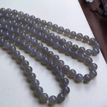 Natural Jade Necklace Silver Nephrite Necklace