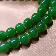 Natural Jade Necklace Silver Nephrite Necklace
