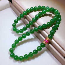 Natural Jade Necklace Silver Nephrite Necklace