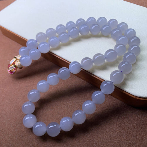 Natural Jade Necklace Silver Nephrite Necklace TUNE383