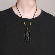 Natural Jade Pendant Amitabha Buddha Jadeite Pendant