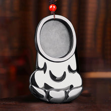 Natural Jade Pendant Amitabha Buddha Jadeite Pendant