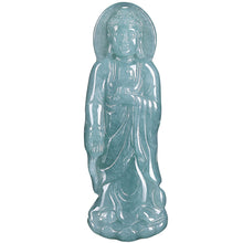 Natural Jade Pendant Amitabha Buddha Jadeite Pendant