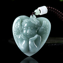 Natural Jade Pendant Angel Jadeite Pendant
