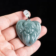 Natural Jade Pendant Angel Jadeite Pendant