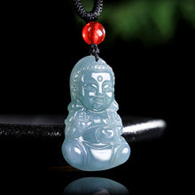 Natural Jade Pendant Baby Buddha Jadeite Pendant