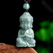Natural Jade Pendant Baby Buddha Jadeite Pendant