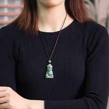 Natural Jade Pendant Baby Buddha Jadeite Pendant