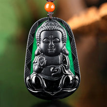 Natural Jade Pendant Baby Buddha Jadeite Pendant