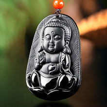 Natural Jade Pendant Baby Buddha Jadeite Pendant