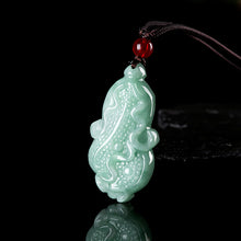 Natural Jade Pendant Baicai Jadeite Pendant