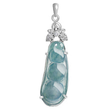 Natural Jade Pendant Bean Jadeite Pendant