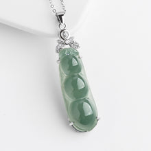 Natural Jade Pendant Bean Jadeite Pendant