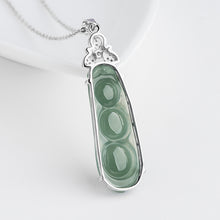 Natural Jade Pendant Bean Jadeite Pendant
