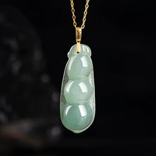 Natural Jade Pendant Bean Jadeite Pendant