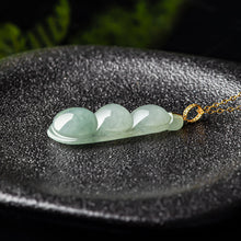 Natural Jade Pendant Bean Jadeite Pendant
