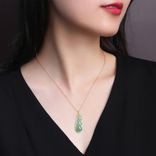 Natural Jade Pendant Bean Jadeite Pendant