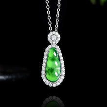 Natural Jade Pendant Bean Jadeite Pendant