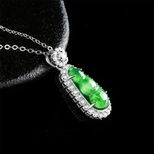 Natural Jade Pendant Bean Jadeite Pendant
