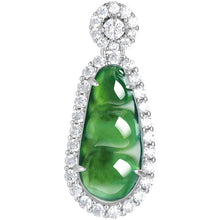 Natural Jade Pendant Bean Jadeite Pendant