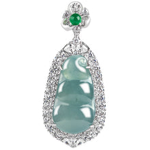 Natural Jade Pendant Bean Jadeite Pendant
