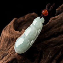 Natural Jade Pendant Beans Jadeite Pendant