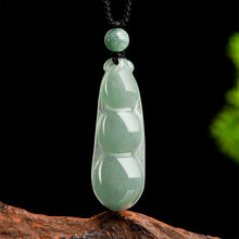 Natural Jade Pendant Beans Jadeite Pendant
