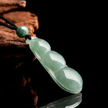 Natural Jade Pendant Beans Jadeite Pendant