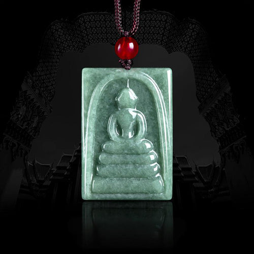 Natural Jade Pendant Buddha Jadeite Pendant