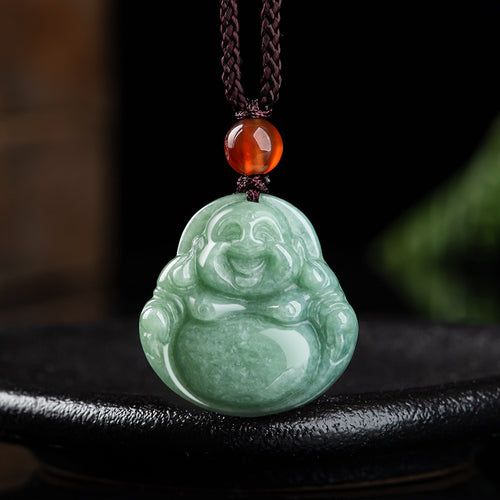 Natural Jade Pendant Buddha Jadeite Pendant