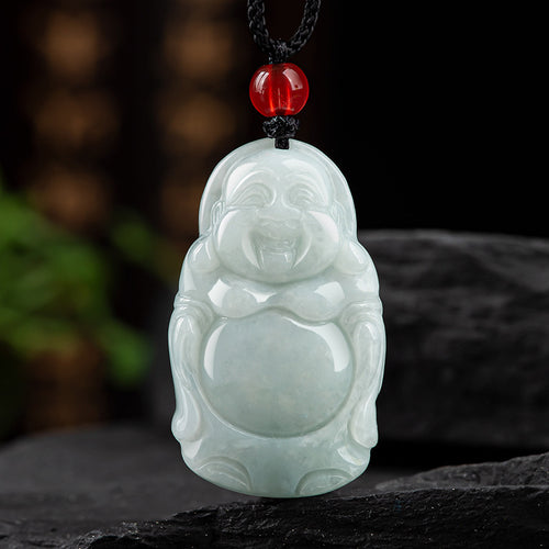 Natural Jade Pendant Buddha Jadeite Pendant