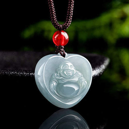 Natural Jade Pendant Buddha Jadeite Pendant