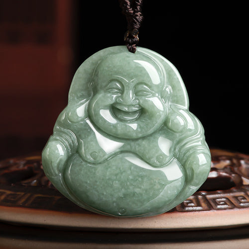 Natural Jade Pendant Buddha Jadeite Pendant