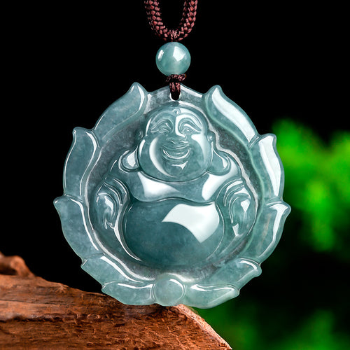 Natural Jade Pendant Buddha Jadeite Pendant