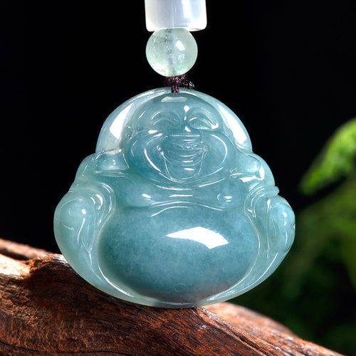 Natural Jade Pendant Buddha Jadeite Pendant