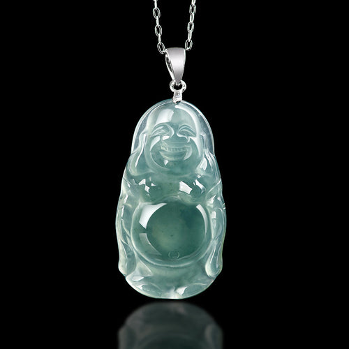 Natural Jade Pendant Buddha Jadeite Pendant