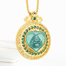 Natural Jade Pendant Buddha Jadeite Pendant