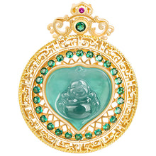 Natural Jade Pendant Buddha Jadeite Pendant