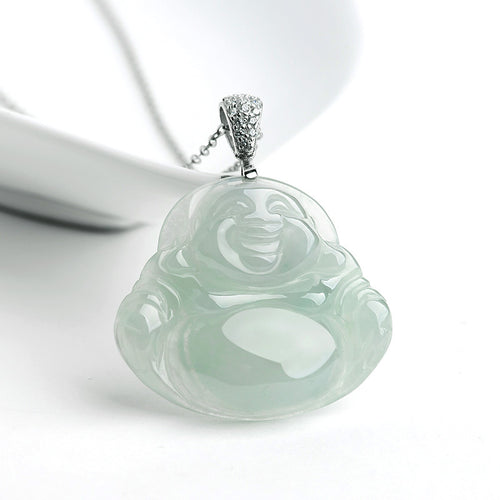Natural Jade Pendant Buddha Jadeite Pendant