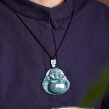 Natural Jade Pendant Buddha Jadeite Pendant TUPT620