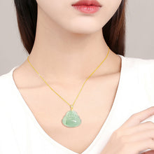 Natural Jade Pendant Buddha Jadeite Pendant