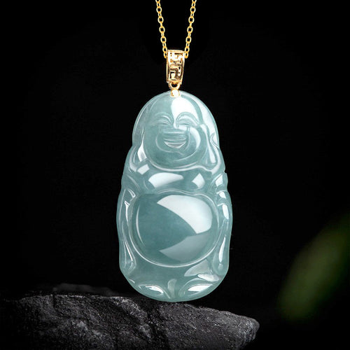 Natural Jade Pendant Buddha Jadeite Pendant