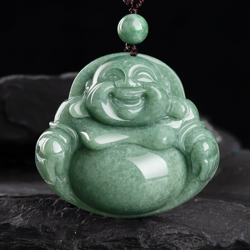 Natural Jade Pendant Buddha Jadeite Pendant