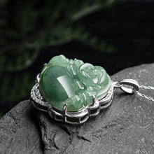 Natural Jade Pendant Buddha Jadeite Pendant