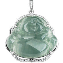 Natural Jade Pendant Buddha Jadeite Pendant