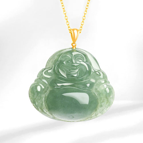 Natural Jade Pendant Buddha Jadeite Pendant