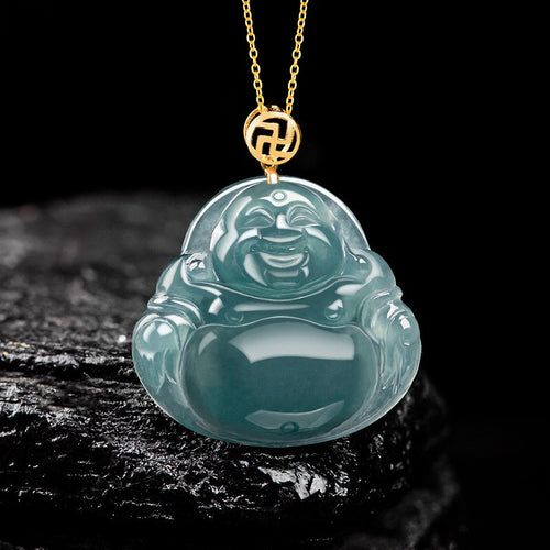 Natural Jade Pendant Buddha Jadeite Pendant