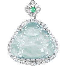 Natural Jade Pendant Buddha Jadeite Pendant