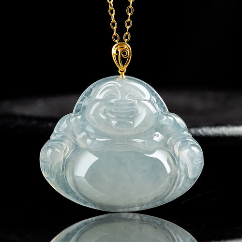 Natural Jade Pendant Buddha Jadeite Pendant